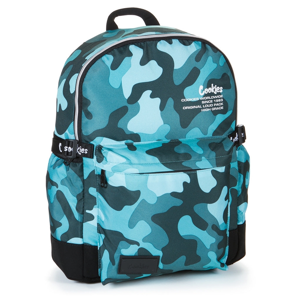 Cookies Off The Grid Smell Proof Mint Camo Backpack